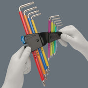 Wera - Innensechskantschlüsselset Winkelschlüsselsatz 3967/9 TX SXL HF 1 9-tlg. Multicolour