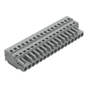 WAGO - Kabelsteckverbinder für Leiterplattensteckverbinder 1-Leiter-Federleiste 231-117/026-000 CAGECLAMP,2,5 mm²,gr − 25 Stück