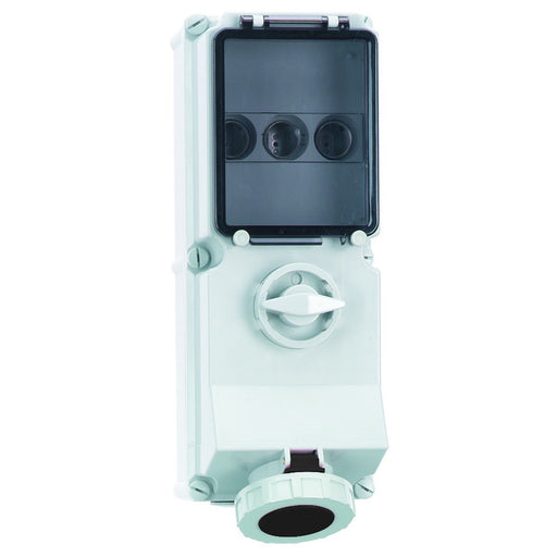 Bals Elektrotech - CEE-Steckdose abschaltbar, abgesichert (IEC 60309) Wandsteckdose abschaltbar 17334 abgesichert 16A 4p