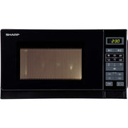 Sharp - Mikrowellengerät Solo-Mikrowelle R242BKW 20L 800W