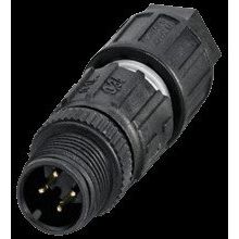 Pepperl+Fuchs Fabrik - Rundsteckverbinder, feldkonfektionierbar (Industriesteckverbinder) Kabelstecker V1S-G-Q3 konfektinierbar