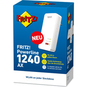 FRITZ - Netzwerkadapter Powerline Einzeladapter FRITZ!Powerline1240