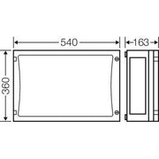 Hensel - Leergehäuse FP 0420 EB-Mass486x306x136mm