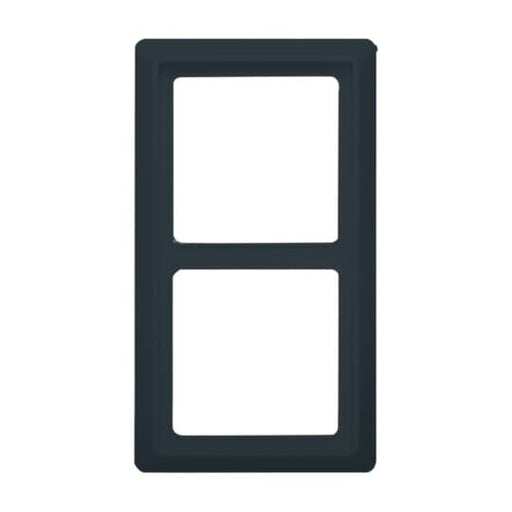 Busch-Jaeger - Abdeckrahmen Rahmen 2-fach 2102-35 anthr, UP, Allwetter − 1 Stück by Busch-Jaeger
