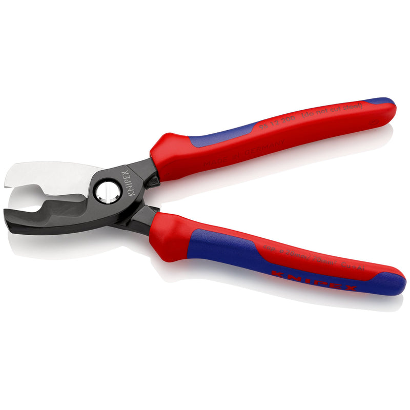 Knipex - Kabelschere 95 12 200 mit Doppelschneide