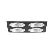 Brumberg Leuchten - Downlight/Strahler/Flutlicht Einbaumodul quadratisch 45031560 4-fach