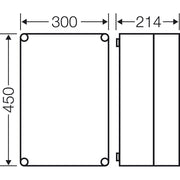 Hensel - Leergehäuse Mi 0310 450x300x214mm
