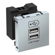 OBO Bettermann - USB-Spannungsversorgung USB Ladegerät MTG-2UC2.1 AL1 m. 2.1A Ladestrom