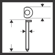 Bosch - Zubehör und Werkzeuge für Druckluft DA Senkkopf-Stift, SK64-34 2608200525 38NR 1,8mm 38mm