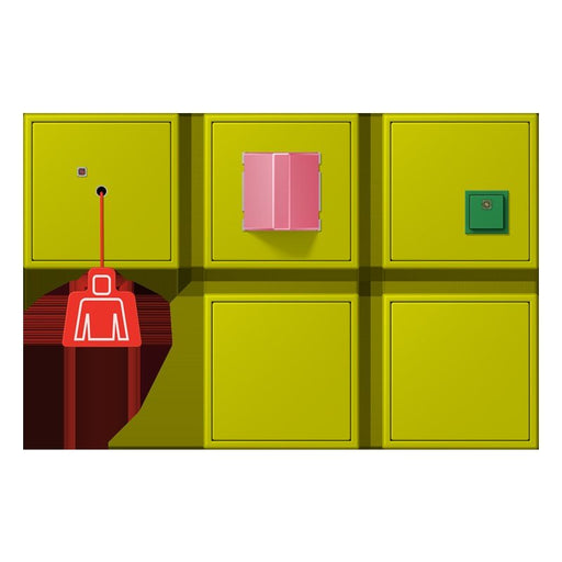 Jung - Behindertenelement für Installationsschalterprogramme Notrufset mit USV NRS LC 0834-2 249