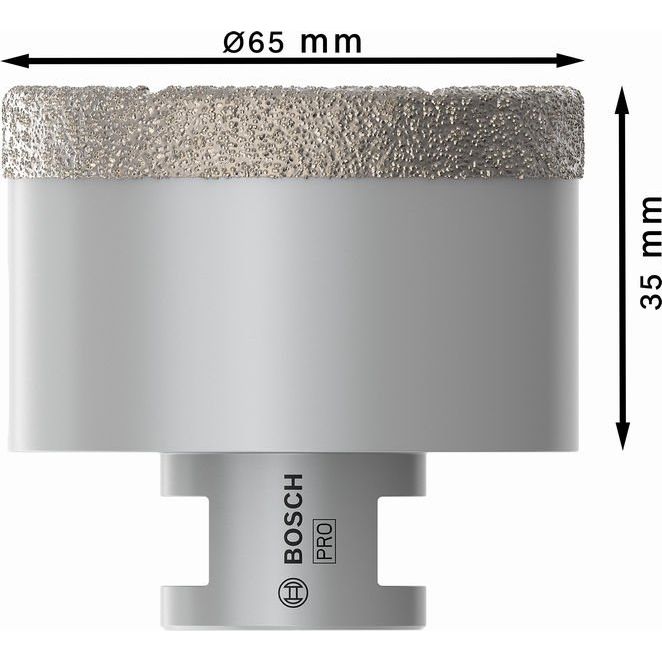 Bosch - Bohrer PRO Ceramic dry 2608587129 Trockenbohrkrone 65