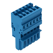 WAGO - Ein- und mehrpolige Klemmenleiste 1-Leiter-Federleiste 769-106/000-006 CAGE CLAMP,4mm²,blau − 25 Stück