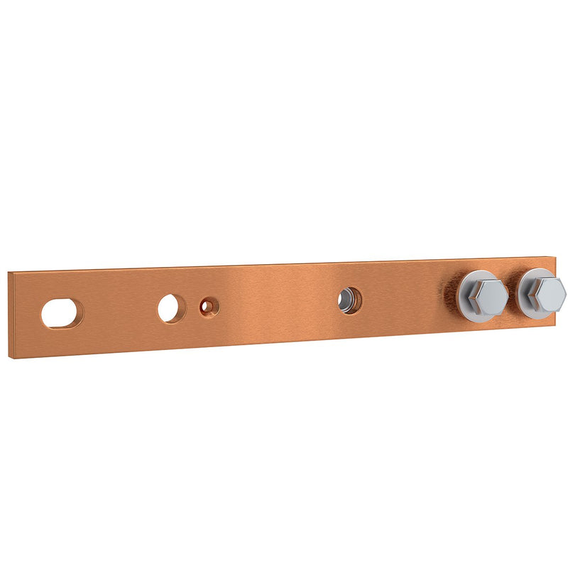 ABN - Sammelschienenklemme CU-Schiene FB1 40x10mm ABNPC35141 waagrecht gelocht − 10 Stück