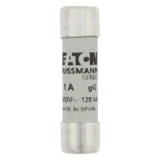 Eaton - Zylindrische Sicherung Sicherungseinsatz Nieders. C10G1 1A AC 500V 120kA − 10 Stück