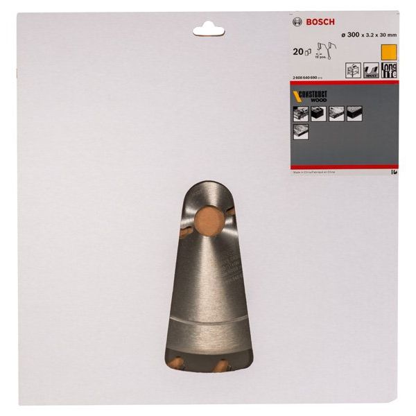 Bosch - Kreissägeblatt PRO Construct Wood 2608640690 Kreissägeblatt 300 x