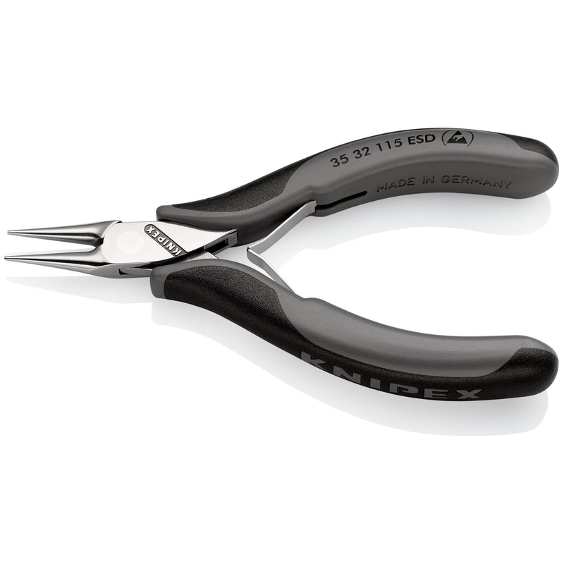 Knipex - Rundzange Elektronik-Greifzange 35 32 115 ESD ESD, 115mm
