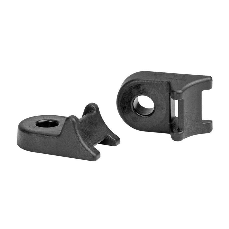 HellermannTyton - Befestigungssockel und -element für Kabelbinder Kabelhalter CTMM8-PA6GF30-BK 38x24mm − 250 Stück