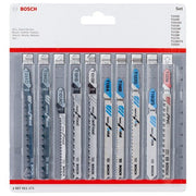Bosch - Sägeblatt Sortiment Stichsägeblatt-Set All 2607011171 in One, 10-teilig