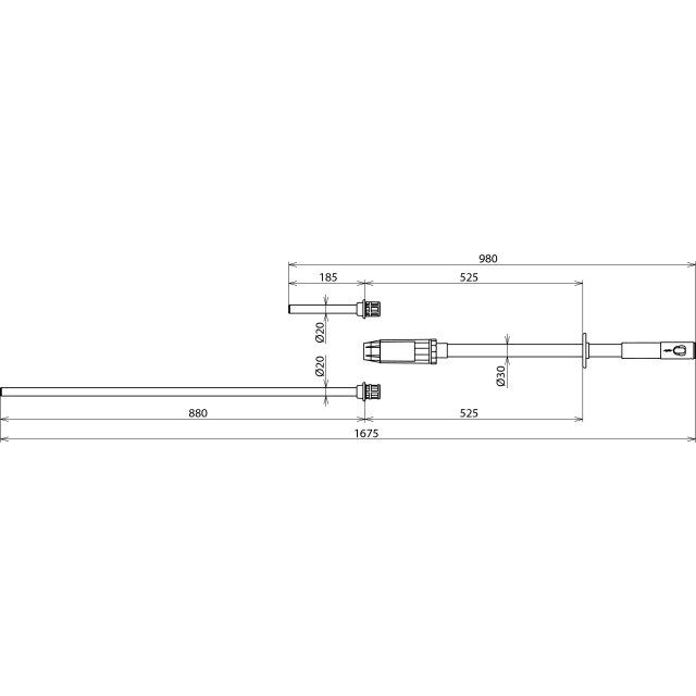 DEHN - Spannungsprüfgerät Spannungsprüfer PHE3 10 30 SL PHEIII 10...30kV50Hz