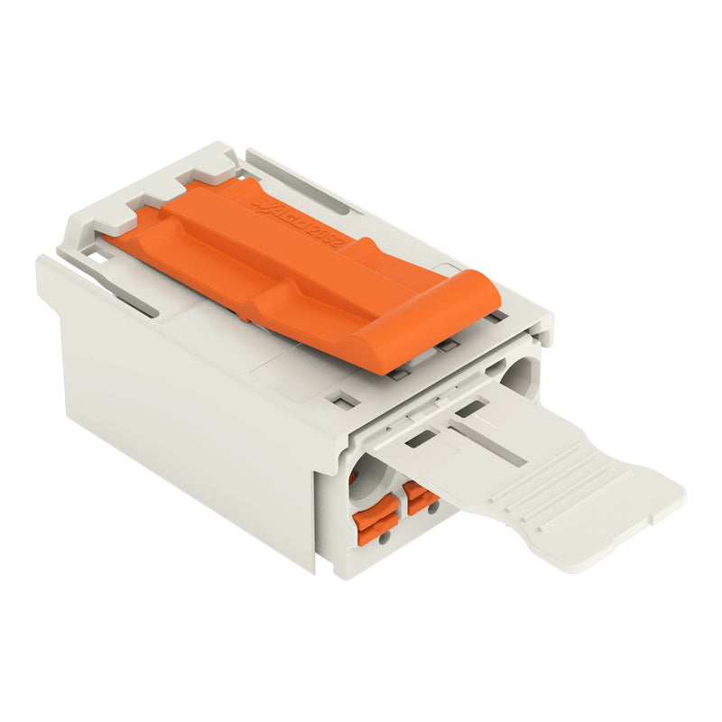 WAGO - Ein- und mehrpolige Klemmenleiste 1-Leiter-Stiftleiste 2092-1504/002-000 CAGECLAMP,2,5mm²,lgr − 50 Stück