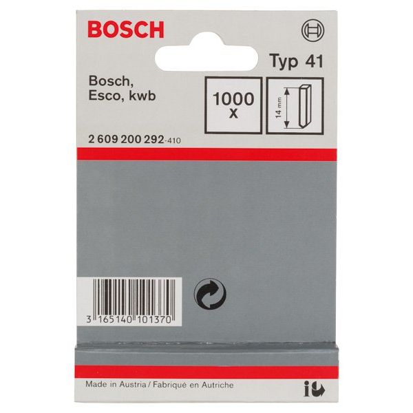 Bosch - Nagel für Nagelgerät Stift Typ 41, 14 2609200292 mm, 1000er-Pack
