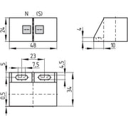 Schmersal - Magnetischer Näherungsschalter Magnetschalter BP 31 S geprüft