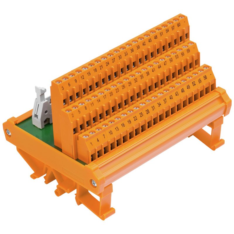 Weidmüller - Übergabemodul Steckverbin. RS F60 LP3R 3/63 IEC60603 60-polig