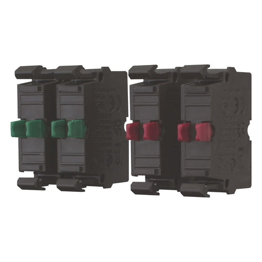 Eaton - Hilfsschalterblock 4 Kontaktelemente M22-2K10-2K01-BVP Frontbefestigung