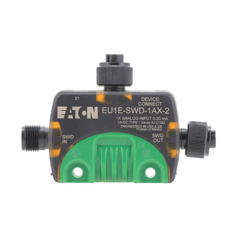 Eaton - Feldbus, Dez. Peripherie - Analoges Ein-/Ausgangs-Modul SWD T-Connector Analogmo- EU1E-SWD-1AX-2 dul 0-20mA IP69K