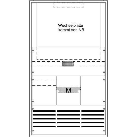 Striebel&John - Zähler-Komplettschrank Meßschrank KS456 für WP 3/5A