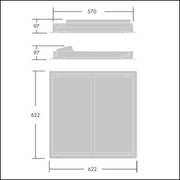 Thorn - Decken - /Wandleuchte LED - Einbauleuchte IQ WAVE #92900321 4000K Q622
