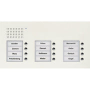 TCS Tür Control - Türstation für Türkommunikation Audio Außenstation PUK 12 PUK12/3-WS Tasten 3-spaltig UP