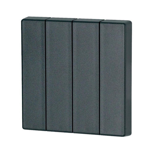 Eaton - Abdeckung/Bedienelement für Installationsschalterprogramme Wippe 4-fach CWIZ-04/09 Tiefschwarz − 1 Stück by Eaton
