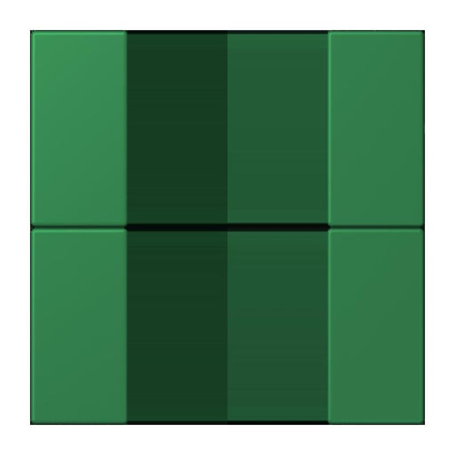 Jung - Abdeckung/Bedienelement für Installationsschalterprogramme Tastensatz 2fach LC 502 TSA 219 vert fonce