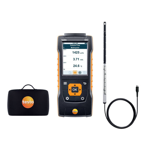 Testo - Messgerät für Umweltgrößen testo 440 Hitzdraht-Set 0563 4400