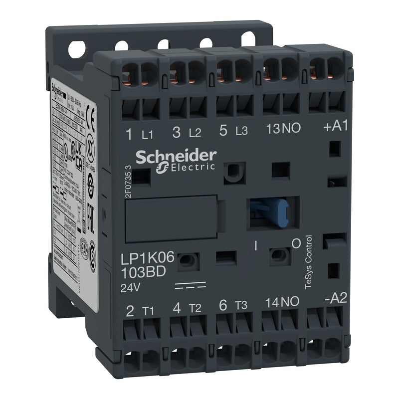Schneider Electric - Leistungsschütz zum Schalten von Wechselstrom Leistungsschütz LP1K09103BD 3-polig, 1S
