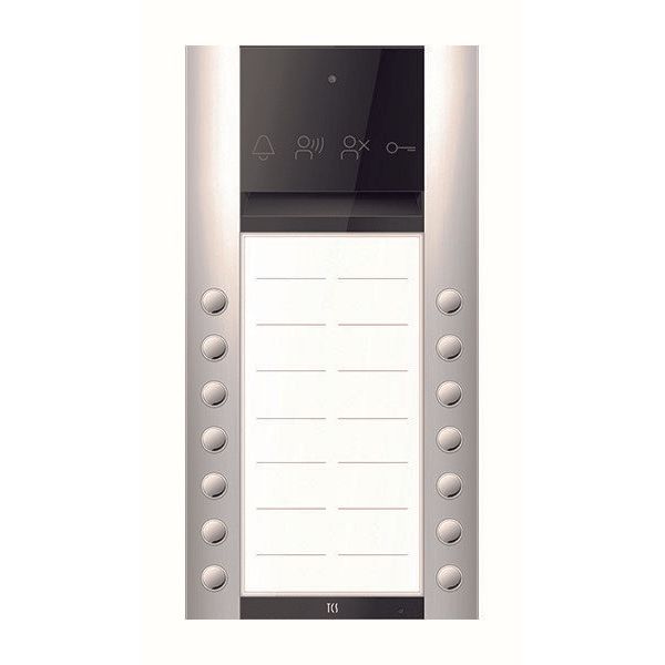 TCS Tür Control - Türstation für Türkommunikation Audio Außenstation ASA120214-0010 14 Klingelta. (R/L)
