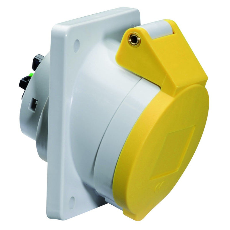 Bals Elektrotech - CEE-Anbausteckdose (IEC 60309) Anbausteckdose geneigt 16A 12731 3p 110V 4h IP44