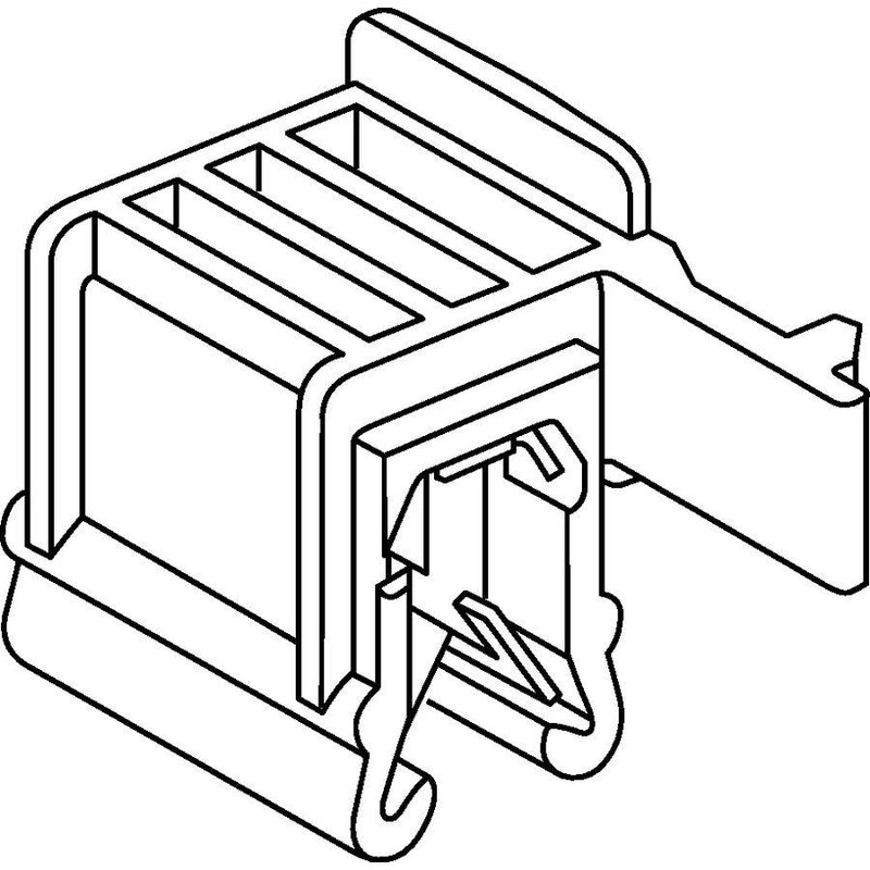 HellermannTyton - Befestigungsschelle für Kabel/Rohre Befestigungselement 151-00429(500) 24x13,4 mm − 500 Stück