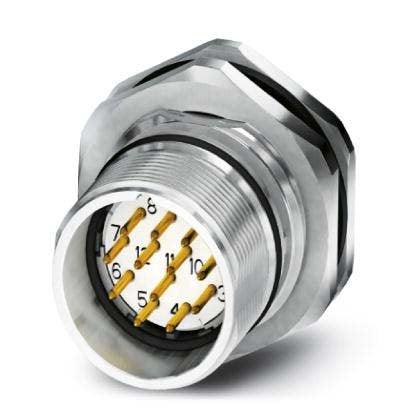 Phoenix Contact - Rundsteckverbinder, feldkonfektionierbar (Industriesteckverbinder) Gerätesteckverbinder CA-07P1N12HZ00 Hinterwand