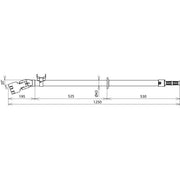 DEHN - Betätigungsstange Sicherungszange SZ HH W20 1250 abgewinkelt Un-36kV