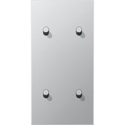 Jung - Abdeckung/Bedienelement für Installationsschalterprogramme Abdeckung mit Kipphebel AL 12-25 R 0 Zylinder, 2fach, alu