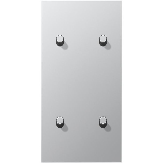 Jung - Abdeckung/Bedienelement für Installationsschalterprogramme Abdeckung mit Kipphebel AL 12-25 R 0 Zylinder, 2fach, alu
