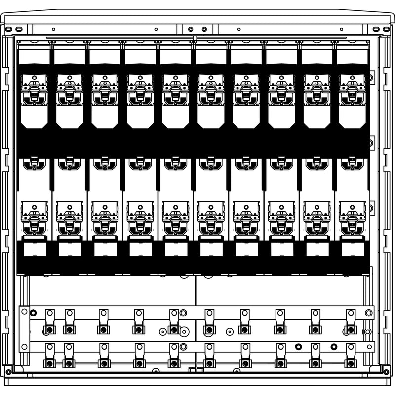 Elsta Mosdorfer - Kabelverteilerschrank Kabelverteilerschrank LS82S.92 mit Sammelschienen