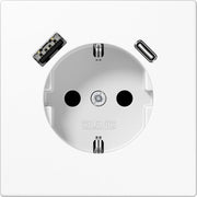 Jung - Steckdose SCHUKO Steckdose LS 1520-15 CA WW mit USB Typ AC