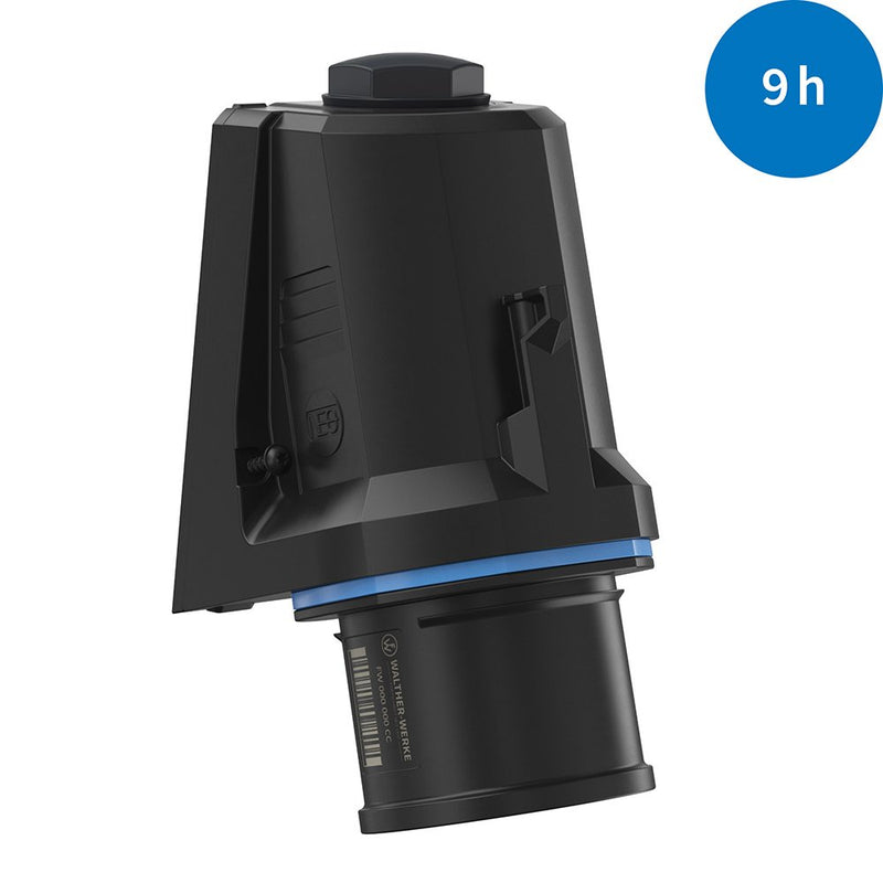 Walther Werke - CEE-Gerätestecker (IEC 60309) CEE NEO Wandgerätestecker FW730509CC schräg 32A 5P 9h
