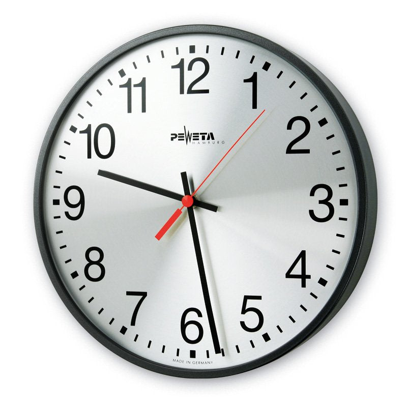 Peweta - Uhr Quarz-Batterie-Uhr 41.240.311 innen,1,5V,D=300mm