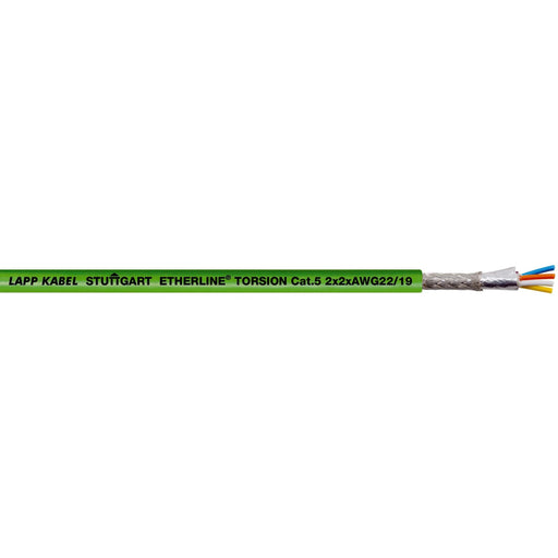 Lapp Kabel&Leitung - Daten- und Kommunikationskabel ETHERLINE TORSION P CAT5 2170888 2X2XAWG22