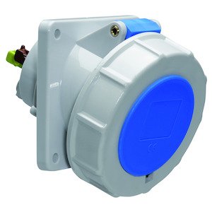 Bals Elektrotech - CEE-Anbausteckdose (IEC 60309) Anbausteckdose geneigt 32A 12819 3p 230V 6h IP67