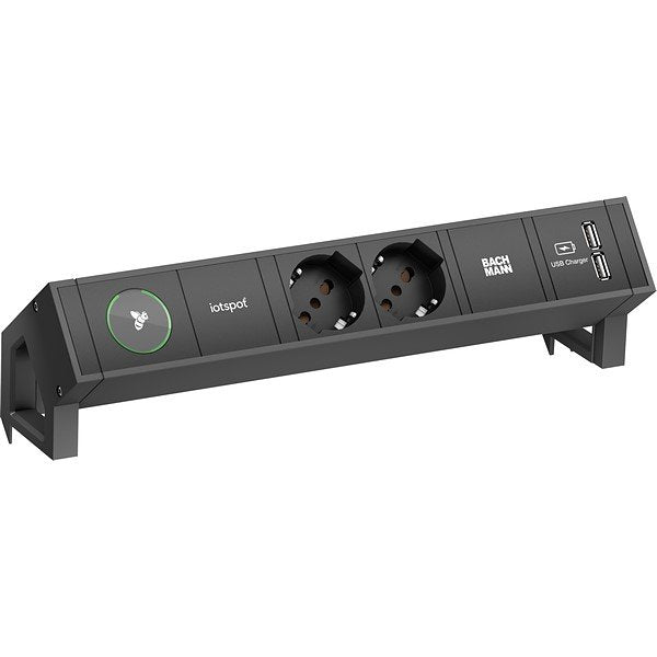 Bachmann - Mehrfachsteckdose Steckdosenleiste 902.840 DESK2 1xiotspot